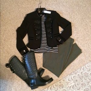 WHITE HOUSE BLACK MARKET military jacket NWT